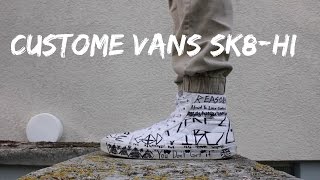 Custom Vans sk8hi [upl. by Ennaeilsel20]