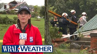 1 Person Dead in Eastern NC Wilson County tornado causes 10 homes to be damaged [upl. by Libove563]