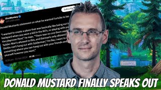 Donald Mustard Exposed Fortnite amp Reveals Why He Left [upl. by Nolyaj]