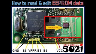 EEPROM data how to read modify delete write and or lock or unlock decrypt to universal bin [upl. by Laumas]