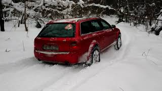 Audi Allroad quattro snow [upl. by Usanis]