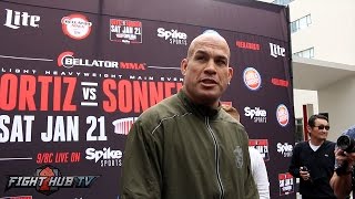 Tito Ortiz quotI set the bar for Rousey McGregorquot  Full Bellator 170 Media Scrum video [upl. by Atsirhc]