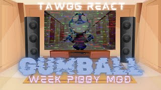 TAWOG React  FNF Pibby Apocalypse  Gumball Week  EyeFanBuild  FNF Mod FT GampP  DampC [upl. by Solegnave]