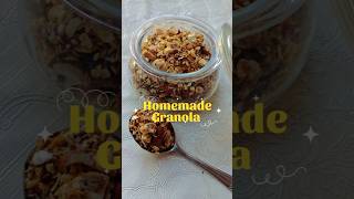 Homemade Granola Recipe 🤤 easy granola healthy [upl. by Ru]