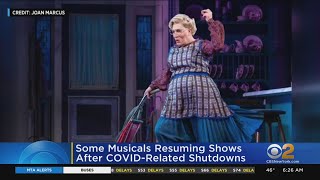 Broadway Shows Return After COVID Shutdowns [upl. by Aigneis]