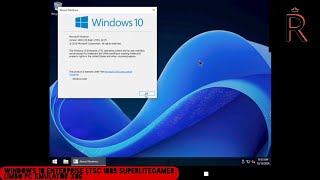 Windows 10 Enterprise LTSC 1809 SuperLiteGamer on Limbo PC Emulator x86 [upl. by Ayak]