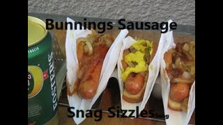 How To Cook an Aussie Bunnings Sausage Sizzle Snag [upl. by Higbee]