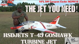 Epic First Flight The HSDJETS T45 Goshawk Jet Experience [upl. by Irrol716]