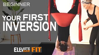 How To Do a Yoga Trapeze INVERSION  StepByStep for Beginners [upl. by Macknair]