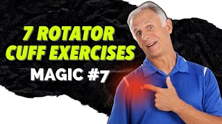 7 Rotator Cuff Exercises For Pain Relief NonSurgery Rehab Giveaway [upl. by Sadella]