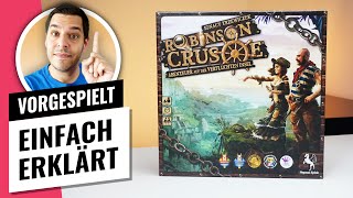 Robinson Crusoe direkt losspielen • Alle Regeln einfach vorgespielt [upl. by Solracsiul]