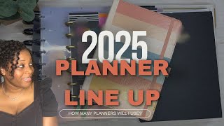 MY 2025 PLANNER LINEUP  PLANNER STACK [upl. by Ihpen]