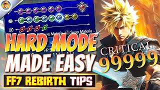 FF7 Rebirth  BEST Hard Mode Guide Tips and Tricks [upl. by Ytima349]