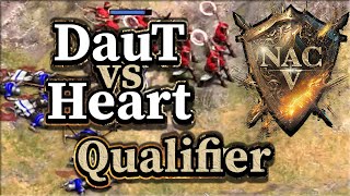 DauT vs Hearttt  NAC 5 Qualifiers [upl. by Ecidnarb]