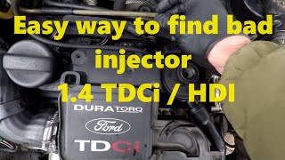 Easy Injector Fault Diagnosis amp Fix  Ford Fiesta 14TDCi PeugeotCitroen 14HDIMazda MZCDCiTD [upl. by Stevy]