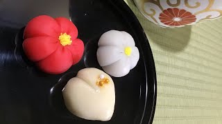 【American shops also have ingredients for Wagashi 】Happy Valentines Day Red plum Heart [upl. by Otrebtuc]