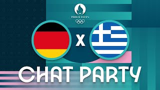 Germany v Greece  Mens Olympic Basketball Tournament Paris 2024  Chat Party ⚡🏀 [upl. by Covell810]