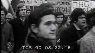 Manifestazione a Milano 15 dicembre 1970 [upl. by Rowen]