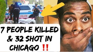 7 People Murdered 32 People Shot During Easter Deadliest Weekend In Chicago 2024 [upl. by Fornof]