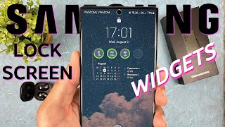 Samsung Lock Screen Widgets From One Ui 6  Finally [upl. by Ilke]