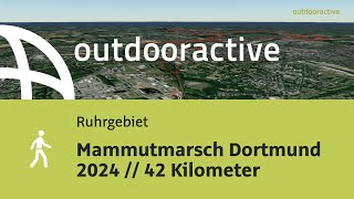 Mammutmarsch Dortmund 2024  42 Kilometer [upl. by Vigor]