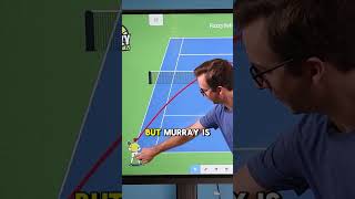 Roger Federers head scratching play vs Andy Murray [upl. by Nerval925]