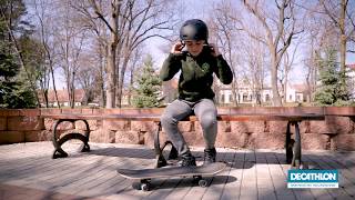 Review skateboard MID 100 Oxelo by Decathlon [upl. by Jehial]