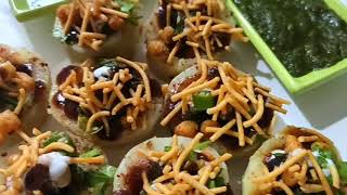 Street Style Potato Cup Chaat Recipe [upl. by Opportina639]