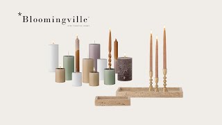 Decorate your home with candles this fall and create a cozy atmosphere with Bloomingville [upl. by Nelra]