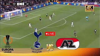 TOTTENHAM VS AZ ALKMAAR  LIVE EUROPA LEAGUE 2024  FULL MATCH STREAMING PES 2021 SIMULATION [upl. by Lainahtan]