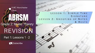 PART 1 of 3  ABRSM Grade 2 Music Theory Revision [upl. by Miehar620]