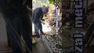 Life size F1 zalmetalart autoartf1 welding metalart viralvideo [upl. by Etireugram161]