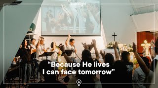 “Because He lives I can face tomorrow” Closing worship song at Joseph Cheans Funeral Service [upl. by Nimra]