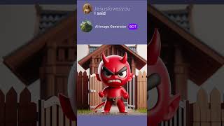 Red Devil Wants To Caught Jesus  Memes  Funny  Ai Animation  funny memes [upl. by Boleyn]