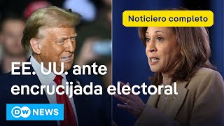 🔴 DW Noticias 4 Noviembre Harris y Trump cierran violenta campaña electoral Noticiero completo [upl. by Uriisa]