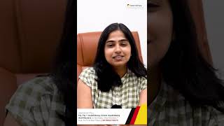 Anju Antony Testimonials  Shorts Videos  CareerGermany [upl. by Delastre49]