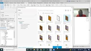 Importing components from BIM object library in Revit 2022 [upl. by Lelith]