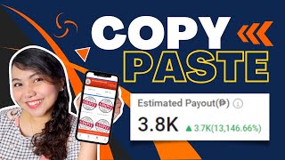 I Earned P38K COPY PASTE  Passive Income USING MOBILE PHONE  ALL FREE [upl. by Ynohtnanhoj]