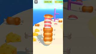 Sandwich run🥪 gameplay level96 sandwichrun fun mobilegame shortsfeed crush shorts [upl. by Mccollum]