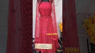 Beautiful Red lehanga trending snurra Semistitched Wedding lehanga [upl. by Anomas65]