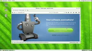 openSUSE 132 MATE 110 build from SUSE Studio  installing compiz [upl. by Cynarra]