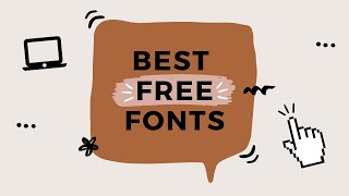 BEST FREE FONTS FROM DAFONT  My Favorite Personal Use Fonts  Popular Aesthetic Fonts for FREE [upl. by Zachery964]