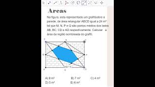 Problemas resolvidos Áreas de polígonos [upl. by Clarisa]