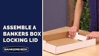 Bankers Box Locking Lid Assembly [upl. by Swope]