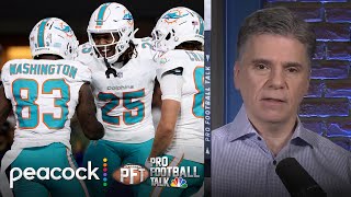 Miami Dolphins are ‘very much alive’ in Wild Card hunt  Pro Football Talk  NFL on NBC [upl. by Bettye]