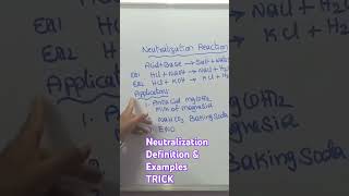 Neutralization Definition Examples amptricks physicsconceptsbyalisir [upl. by Haikezeh]