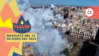 💥Mascletà del 15 de març del 2024 a càrrec de la Pirotecnia Vulcano – Falles de València [upl. by Donica]