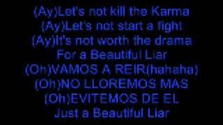 Beautiful Liar Lyrics Beyonce and Shakira [upl. by Anelrahs]