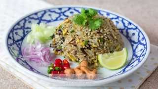 Thai Olive Fried Rice Recipe [upl. by Mehs397]