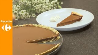 Cuisinez malin Tarte au chocolat caramel au beurre salé [upl. by Edwin]